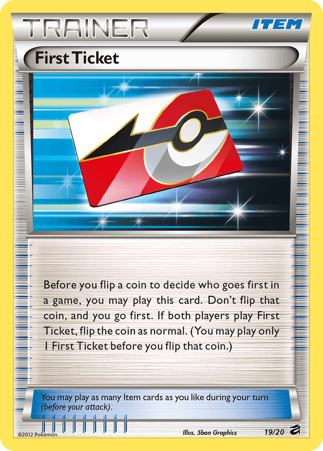 Carta First Ticket 19/20 do set Dragon Vault — Pokémon TCG | Bynx
