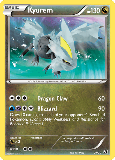 Carta Kyurem 21/20 do set Dragon Vault — Pokémon TCG | Bynx