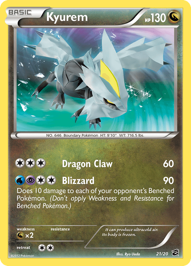 Carta Kyurem 21/20 do set Dragon Vault — Pokémon TCG | Bynx