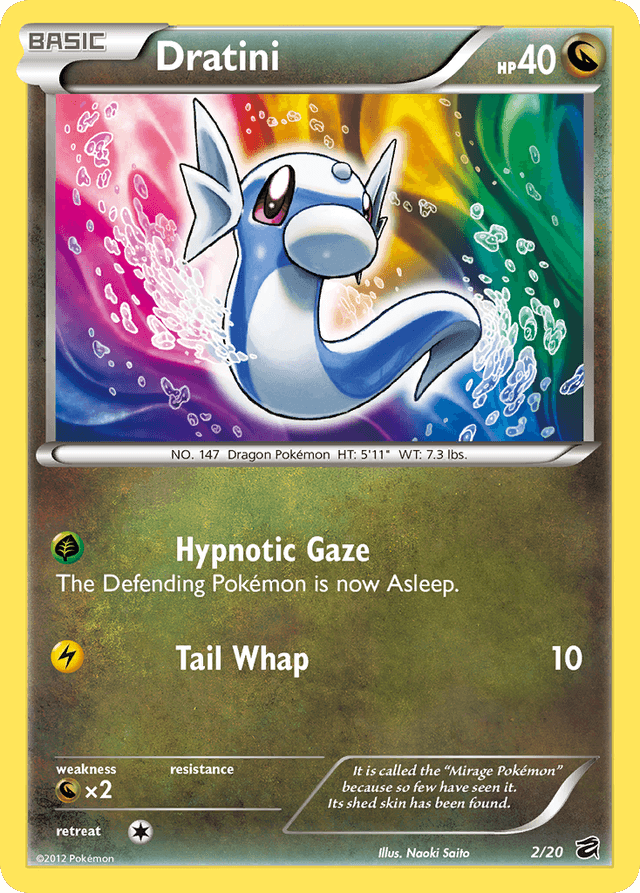 Carta Dratini 2/20 do set Dragon Vault — Pokémon TCG | Bynx