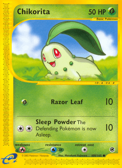 Chikorita 100 — Expedition Base Set