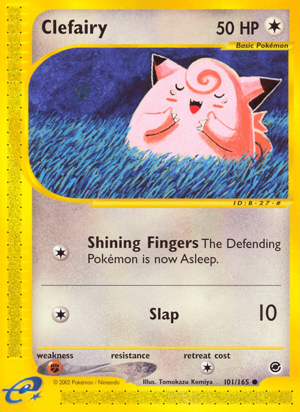 Carta Clefairy 101/165 do set Expedition Base Set — Pokémon TCG | Bynx