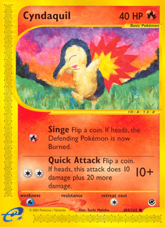 Cyndaquil 104 — Expedition Base Set