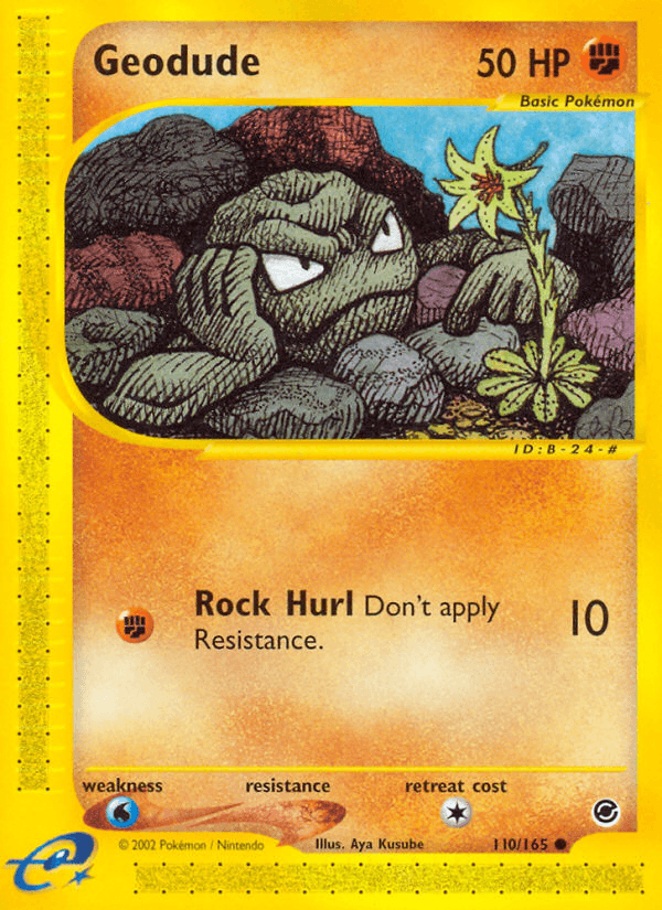 Carta Geodude 110/165 do set Expedition Base Set — Pokémon TCG | Bynx