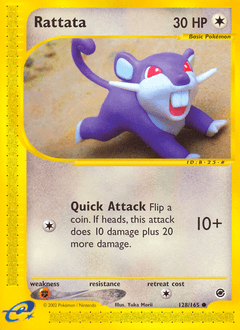 Rattata 128 — Expedition Base Set