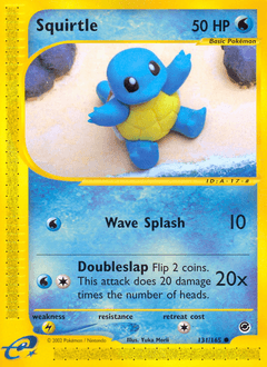 Squirtle 131/165 — Expedition Base Set