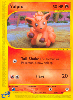 Vulpix 136 — Expedition Base Set
