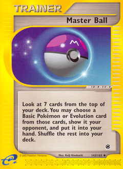 Master Ball 143/165 — Expedition Base Set