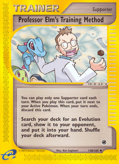 Professor Elm's Training Method 148/165 — Expedition Base Set