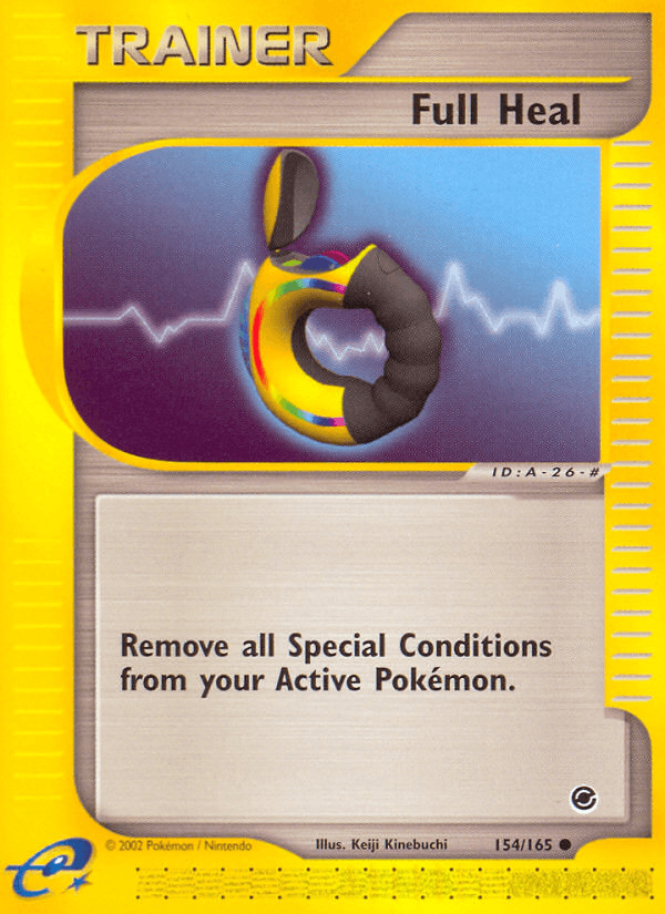 Carta Full Heal 154/165 do set Expedition Base Set — Pokémon TCG | Bynx