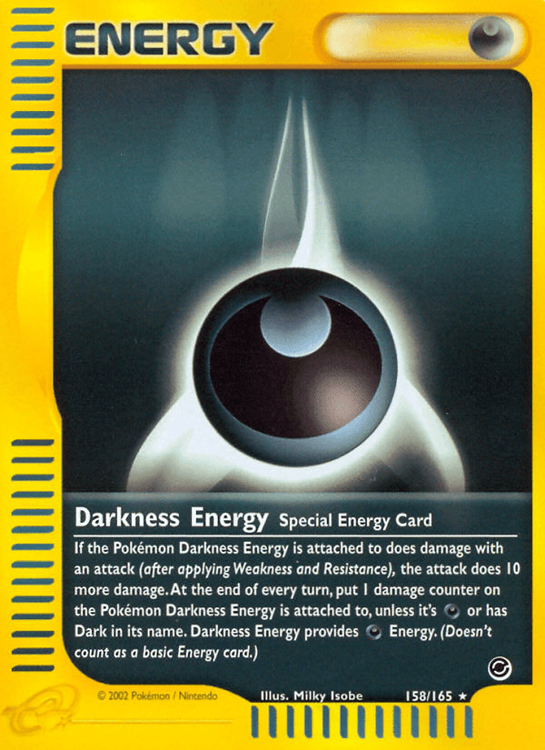Carta Darkness Energy 158/165 do set Expedition Base Set — Pokémon TCG | Bynx