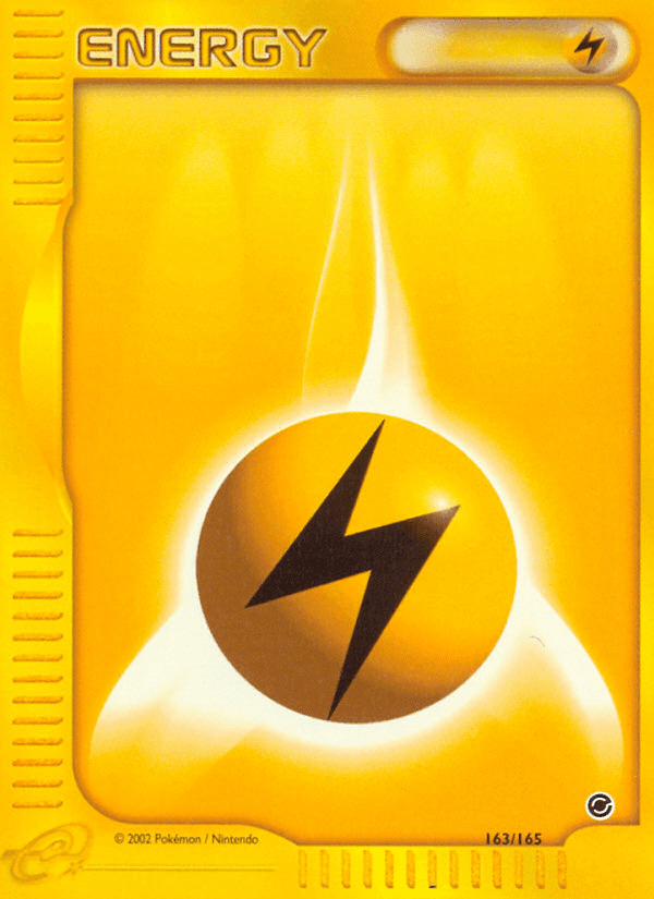 Carta Lightning Energy 163/165 do set Expedition Base Set — Pokémon TCG | Bynx