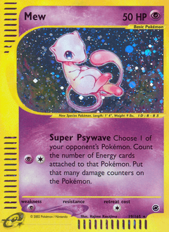 Mew 19/165 — Expedition Base Set