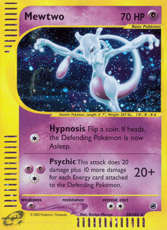 Mewtwo 20 — Expedition Base Set