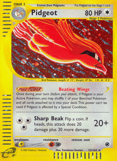 Pidgeot 23/165 — Expedition Base Set