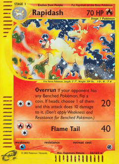 Rapidash 26/165 — Expedition Base Set