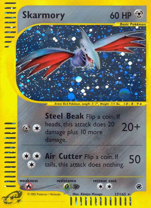 Carta Skarmory 27/165 do set Expedition Base Set — Pokémon TCG | Bynx