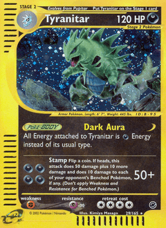 Tyranitar 29/165 — Expedition Base Set