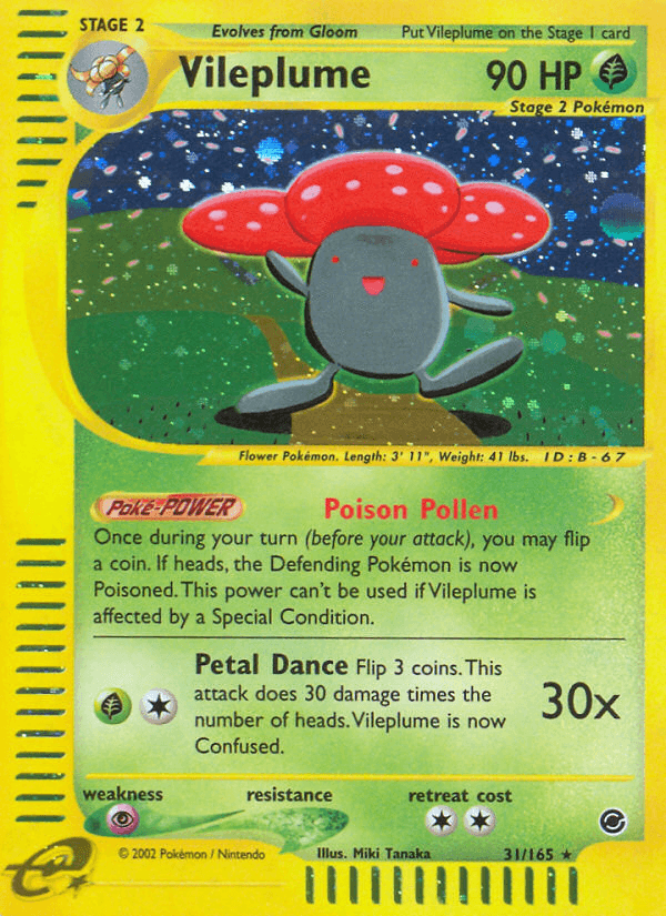 Carta Vileplume 31/165 do set Expedition Base Set — Pokémon TCG | Bynx