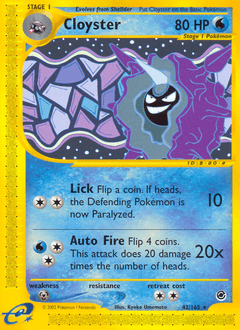 Cloyster 42 — Expedition Base Set