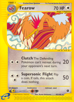 Fearow 45/165 — Expedition Base Set