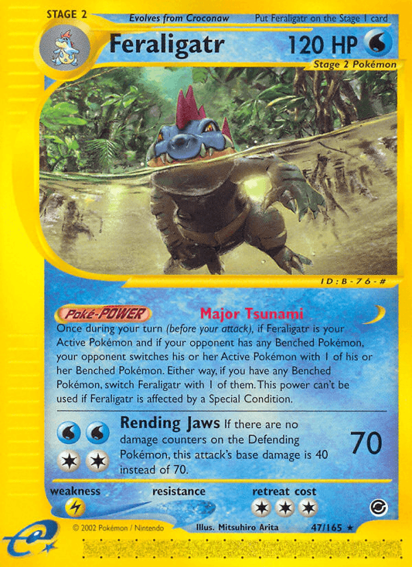 Carta Feraligatr 47/165 do set Expedition Base Set — Pokémon TCG | Bynx