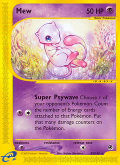 Mew 55/165 — Expedition Base Set