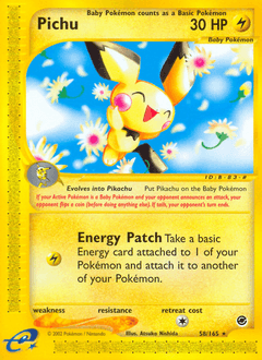 Pichu 58/165 — Expedition Base Set