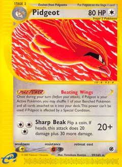 Pidgeot 59/165 — Expedition Base Set