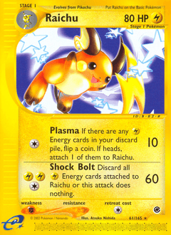 Raichu 61 — Expedition Base Set