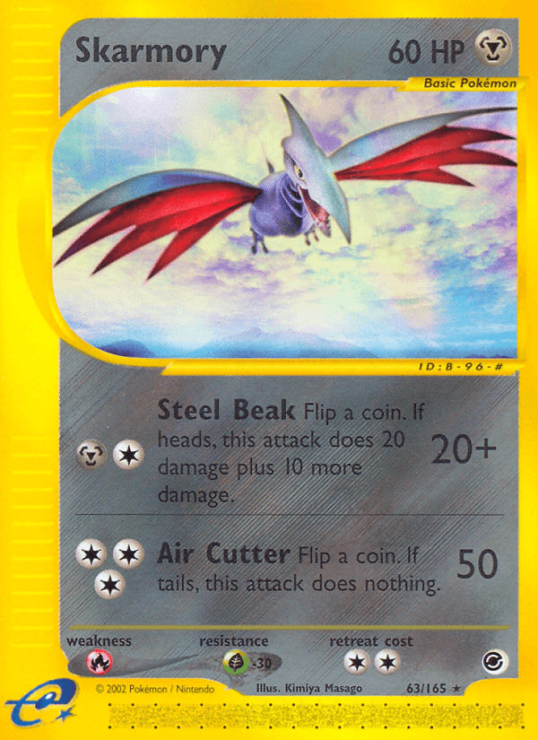 Carta Skarmory 63/165 do set Expedition Base Set — Pokémon TCG | Bynx