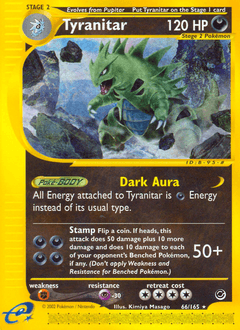 Tyranitar 66/165 — Expedition Base Set