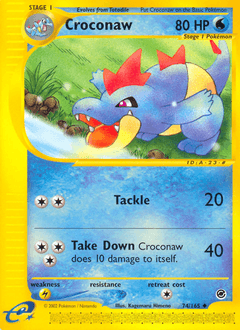 Croconaw 74/165 — Expedition Base Set