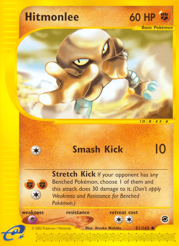 Carta Hitmonlee 81/165 do set Expedition Base Set — Pokémon TCG | Bynx