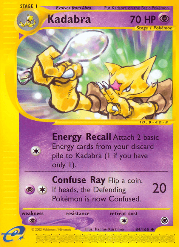 Carta Kadabra 84/165 do set Expedition Base Set — Pokémon TCG | Bynx
