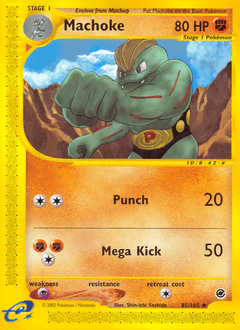 Machoke 85/165 — Expedition Base Set