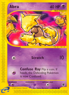 Abra 93/165 — Expedition Base Set