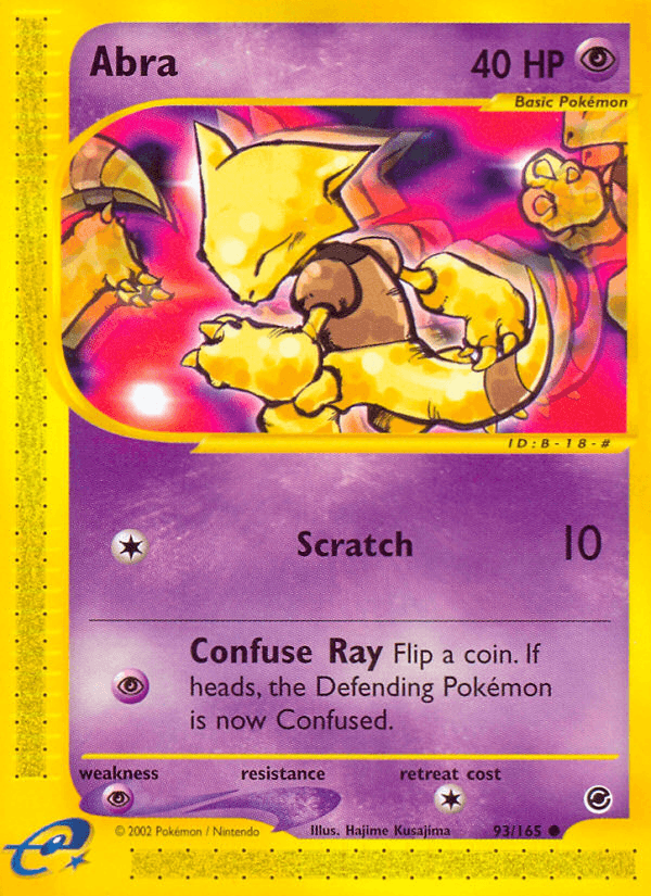 Carta Abra 93/165 do set Expedition Base Set — Pokémon TCG | Bynx