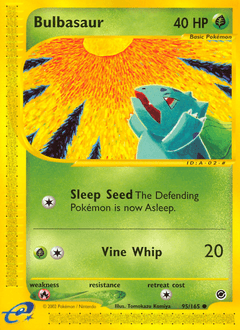 Bulbasaur 95/165 — Expedition Base Set