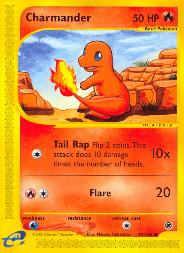 Carta Charmander 97/165 do set Expedition Base Set — Pokémon TCG | Bynx