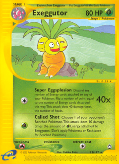 Exeggutor 12/147 — Aquapolis