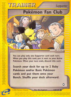 Pokémon Fan Club 130/147 — Aquapolis