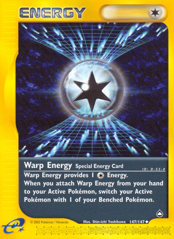 Carta Warp Energy 147/147 do set Aquapolis — Pokémon TCG | Bynx
