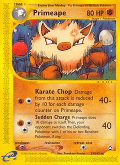 Primeape 29/147 — Aquapolis