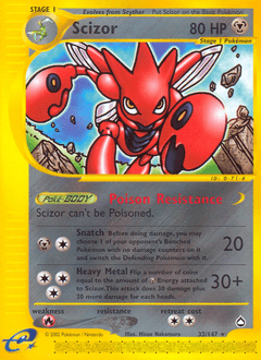 Scizor 32 — Aquapolis