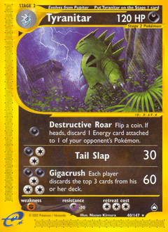 Tyranitar 40/147 — Aquapolis