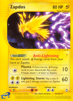 Zapdos 44/147 — Aquapolis