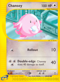 Chansey 69/147 — Aquapolis