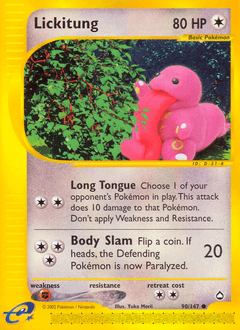 Lickitung 90 — Aquapolis