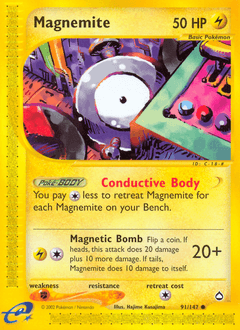 Magnemite 91 — Aquapolis